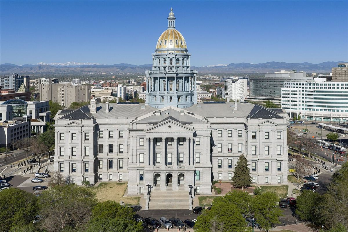 The Colorado State Capitol in Denver